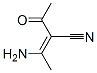 2-Butenenitrile, 2-acetyl-3-amino-, (2Z)- (9CI) Structure