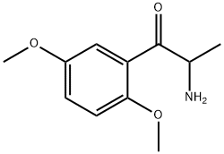 1-프로판온,2-아미노-1-(2,5-디메톡시페닐)- 구조식 이미지