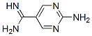 5-Pyrimidinecarboximidamide, 2-amino- (9CI) Structure