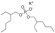 칼륨비스(2-에틸헥실)포스페이트 구조식 이미지