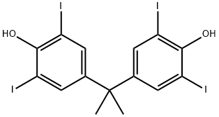 2,2-BIS(4-HYDROXY-3,5-DIIODOPHENYL)PROPANE Structure