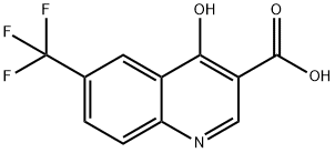 4-HYDROXY-6-(TRIFLUOROMETHYL)-3-QUINOLINECARBOXYLIC ACID Structure