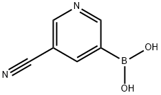 5-CYANO-3-PYRIDINYL BORONIC ACID Structure