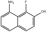 2-Naphthalenol,  8-amino-1-fluoro- Structure