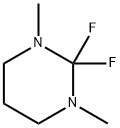 Pyrimidine, 2,2-difluorohexahydro-1,3-dimethyl- (9CI) Structure