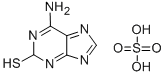 1,7-dihydro-2H-adenine-2-thione sulphate Structure