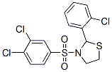 Thiazolidine, 2-(2-chlorophenyl)-3-[(3,4-dichlorophenyl)sulfonyl]- (9CI) Structure