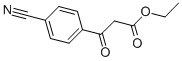 3-(4-CYANO-PHENYL)-3-OXO-PROPIONIC ACID ETHYL ESTER 구조식 이미지