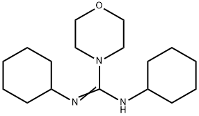 N,N'-Dicyclohexyl-4-morpholinecarboxamidine  Structure