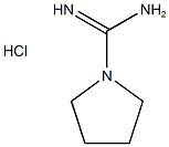 1-피롤리딘카르복시미다미드,모노하이드로클로라이드 구조식 이미지