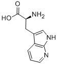 1H-Pyrrolo[2,3-b]pyridine-3-propanoic acid, a-amino-, (aS)- Structure