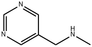 5-Pyrimidinemethanamine, N-methyl- (9CI) Structure