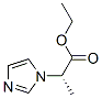 1H-Imidazole-1-aceticacid,alpha-methyl-,ethylester,(alphaS)-(9CI) Structure