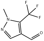 4-Formyl-5-(trifluoromethyl)-1-methyl-1H-pyrazole 구조식 이미지