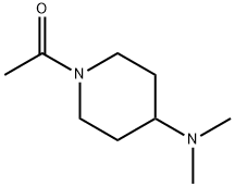 4-Piperidinamine, 1-acetyl-N,N-dimethyl- (9CI) Structure