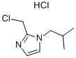 2-CHLOROMETHYL-1-ISOBUTYLIMIDAZOLE HCL Structure