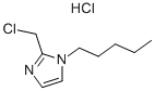 2-CHLOROMETHYL-1-PENTYLIMIDAZOLE HCL Structure