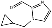 1H-이미다졸-2-카르복스알데히드,1-(시클로프로필메틸)-(9CI) 구조식 이미지
