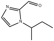 1H-Imidazole-2-carboxaldehyde, 1-(1-methylpropyl)- (9CI) 구조식 이미지