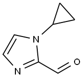 1H-Imidazole-2-carboxaldehyde,1-cyclopropyl-(9CI) Structure