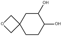 2-옥사스피로[3.5]노난-6,7-디올(9CI) 구조식 이미지