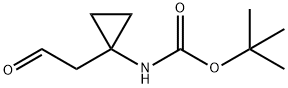 Carbamic acid, [1-(2-oxoethyl)cyclopropyl]-, 1,1-dimethylethyl ester (9CI) Structure