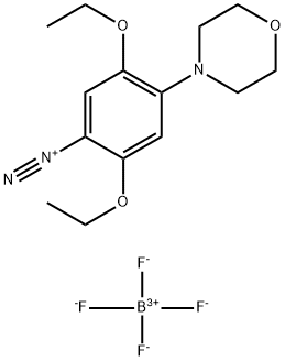 2,5-diethoxy-4-morpholinobenzenediazonium tetrafluoroborate Structure