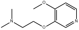 Ethanamine, 2-[(4-methoxy-3-pyridinyl)oxy]-N,N-dimethyl- (9CI) Structure