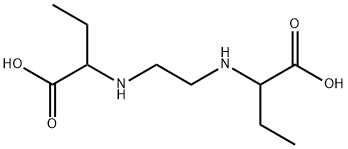 2,2'-(ETHYLENEDIIMINO)-DIBUTYRIC ACID Structure