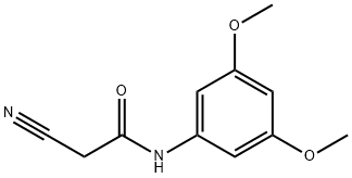 2-cyano-N-(3,5-dimethoxyphenyl)acetamide 구조식 이미지