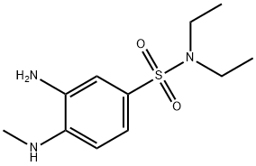 3-AMINO-N,N-DIETHYL-4-(METHYLAMINO)BENZENESULFONAMIDE Structure