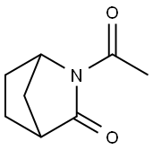 2-Azabicyclo[2.2.1]heptan-3-one, 2-acetyl- (9CI) 구조식 이미지