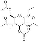 Ethyl 3,4,6-Tri-O-acetyl-2-acetamido-2-deoxy-a-D- thioglucopyranoside 구조식 이미지