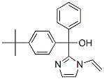 (1-에테닐이미다졸-2-일)-페닐-(4-tert-부틸페닐)메탄올 구조식 이미지