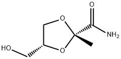 1,3-Dioxolane-2-carboxamide,4-(hydroxymethyl)-2-methyl-,cis-(9CI) 구조식 이미지