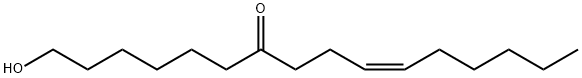 (Z)-1-Hydroxy-10-hexadecene-7-one Structure