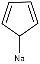 시클로펜타디에닐화나트륨 구조식 이미지