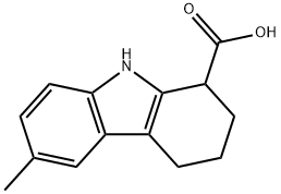 6-METHYL-2,3,4,9-TETRAHYDRO-1H-CARBAZOLE-1-CARBOXYLIC ACID 구조식 이미지