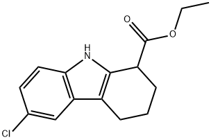 에틸6-클로로-2,3,4,9-TETRAHYDRO-1H-CARBAZOLE-1-CARBOXYLATE 구조식 이미지