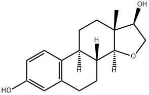 15-옥세스트라-1,3,5(10)-트리엔-3,17β-디올 구조식 이미지