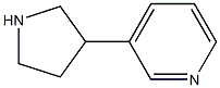 3-PYRROLIDIN-3-YLPYRIDINE Structure
