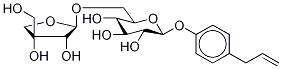 4-(2-프로펜일)페닐6-OD-아피오-β-D-푸라노실-β-D-글루코피라노시드 구조식 이미지