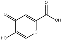 5-hydroxy-4-oxo-4H-pyran-2-carboxylic acid  구조식 이미지