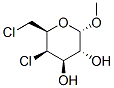 methyl 4,6-dichloro-4,6-dideoxy-alpha-galactopyranoside 구조식 이미지