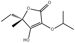 2(5H)-Furanone,5-ethyl-4-hydroxy-5-methyl-3-(1-methylethoxy)-,(5S)-(9CI) Structure