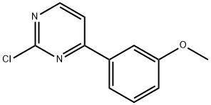2-Chloro-4-(3-methoxyphenyl)pyrimidine Structure