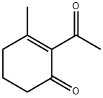 2-Cyclohexen-1-one, 2-acetyl-3-methyl- (9CI) 구조식 이미지