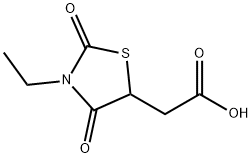 5-Thiazolidineaceticacid,3-ethyl-2,4-dioxo-(9CI) Structure