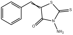 3-AMINO-5-[1-PHENYL-METH-(Z)-YLIDENE]-2-THIOXO-THIAZOLIDIN-4-ONE 구조식 이미지