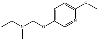 Ethanamine, N-[[(6-methoxy-3-pyridinyl)oxy]methyl]-N-methyl- (9CI) Structure